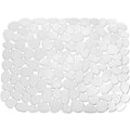 Miniatyrbillede 1 af 7: Vaskemåtte, Justerbar PVC Sort Pebble Vaskbeskytter til Stainl