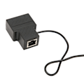 Miniatyrbilde 4 av 8: 100 Mbps Ethernet-splitter RJ45 1 til 2 høyhastighets Ethernet-splitteradapter med USB-strømkabel