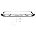 Miniatyrbilde 2 av 8: CAT5e Patch Panel 24 Porter Anti Interferens Stabil Polert Metall CAT6 Rackmonterings Panel for 19 Tommers Rackskap