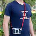 Pikkukuva 7 / 8: 105 cm kamerarem - klätterrep i nylon för DSLR/mikroskop