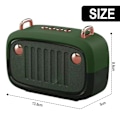 Miniatyrbild 2 av 5: Bluetooth-högtalare, trådlös vintage-högtalare, utomhus trådlös bärbar Bluetooth-högtalare