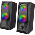 Miniatyrbilde 1 av 7: Datamaskiner høyttalere, RGB farge LED lys-emitterende høyttalere, stereo