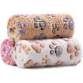 Miniatyrbillede 1 af 7: Demigeat hundetæppe kattetæpper vaskbare og fluffy, 3 pak bløde varme fleece kæledyrstæpper til små mellemstore hunde katte, kæledyrstæppe soveunderlag til