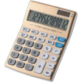 Miniatyrbillede 6 af 7: Standard Funktion Desktop Lommeregner, Solbatteri Dual Power