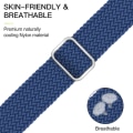 Miniatyrbild 3 av 5: Rem för Apple iWatch 1234567 justerbar nylon