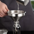 Miniatyrbild 5 av 5: Rostfritt stål tratt 304 vinfunnel kök hushållsfilter