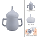 Miniatyrbillede 3 af 5: Silikone Sippy Cup med blød tud, spildsikker låg, skridsikker