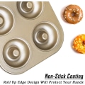 Miniatyrbillede 3 af 7: PHABULS Donutform, Mini Donutforme Nonstick 6 Hulrum, Plade