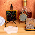 Miniatyrbillede 3 af 5: 4 stk. Holografiske Resin Støbeforme Silikoneforme til Epoxy Resin til