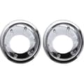 Krom ABS tåkelysdeksel foran til Nissan Navara D40 07-13