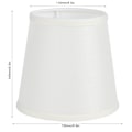 Pikkukuva 1 / 2: Retro Simple Style Line Kangaslampun Varjostime Valon Peite Tarvikkeet Kattokruunuun Seinävaloon PX29 Beige
