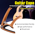 Miniatyrbilde 3 av 10: Gitar capo i sinklegering for folke- og elektriske gitarer med strengepinne-verktøy (#3)