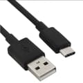 Samsung S8 PLUS Charging Cable USB C - BLACK black black