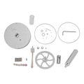 Miniatyrbild 1 av 7: Värmedriven generator idealisk för barns vetenskapsprojekt, elegant pedagogisk modell DIY-monteringssats för fysikentusiaster, DIY-montering