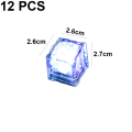 Miniatyrbillede 2 af 5: Multifarvede LED-is terninger med skiftende lys | til