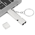 Miniatyrbild 5 av 8: USB3.0 U Disk Självskydd Stöttålig Liten Kompakt Strömlinjeformad Design 2 i 1 Visselpipa USB-minne 16GB