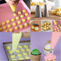 Miniatyrbilde 5 av 6: Kakedekorasjonsutstyr 24 profesjonelle rustfrie stål DIY frosting gjenbrukbare koblinger og oppbevaringsbokser