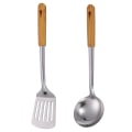 Miniatyrbild 1 av 5: Rostfritt Stål Köksredskap Set - 2 Matlagningsredskap -