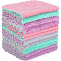 Miniatyrbillede 1 af 6: Mikrofiber Rengøringsklud - 12 Pak Køkkenhåndklæder -