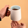Miniatyrbilde 4 av 5: 360 ml kaffekopp, kaffekoppsett med lokk, egnet for familiens kaféfest.
