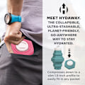 Miniatyrbild 4 av 5: Hopfällbar vattenflaska, piplock | Ultra-Packable,