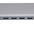 Pikkukuva 5 / 8: 11-in-1 USB-C-keskitin, moniporttisovitin, 4xUSB3.0 HD 4K VGA RJ45 Ethernet PD -lataus 3,5 mm ääni USB-C-telakka-asema