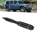 Pikkukuva 1 / 6: Lyhyt alumiiniantenni, signaaliaerial, koristeellinen lisävaruste Jeep Wrangler TJ JK JL:lle (musta)