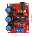 Miniatyrbild 6 av 8: 2 st Signalgenerator Kit Sinus Triangel Fyrkant Utgång 1Hz‑1MHz 9‑12V DC Ingång Funktionssignalgenerator med Fodral
