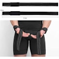 Miniatyrbild 5 av 5: Draghjälp styrketräning lyftremmar, handledsbandage draghjälp (vadderade) för styrketräning, bodybuilding, fitness - marklyftremmar -
