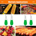 Miniatyrbilde 4 av 5: Grillspyd i rustfritt stål, maisgaffel, grillspyd for mais