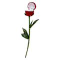 Miniatyrbillede 3 af 3: Moderne Roseblomstformet Bryllupsring Opbevaringsboks Beholder til Halskæde Øreringe