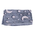 Miniatyrbild 5 av 5: Glödande polyesterfilt Mjuk och varm luddig filt för säng soffa soffa alla säsongerDusty Blue