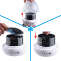 Miniatyrbillede 6 af 7: Stjernehimmel Projektor, Nattelys Lampe 4 I 1 LED Stjerne Projektor