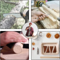 Miniatyrbilde 6 av 7: Kjevle i tre, fransk kjevle, kjevler i tre for