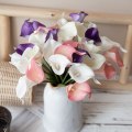 Miniatyrbillede 5 af 5: Calla Lily Kunstige Blomster Buket til Bryllup Brud Bruser