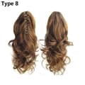 Miniatyrbilde 1 av 5: Clip-on Hestehale Hårstykke TYPE 8 TYPE[TT] Type 8