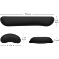 Miniatyrbillede 5 af 8: Keyboard håndledsstøttepude, Memory Foam sæt håndledsstøttebeslag