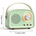 Pikkukuva 2 / 5: Retro Bluetooth-kaiutin, langaton vintage-kaiutin, ulkotilojen langaton kannettava Bluetooth-kaiutin