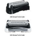 Miniatyrbilde 3 av 5: Reservedeler til barberhoder og kuttere for Braun 3-serie 300S
