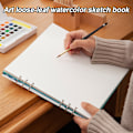 Miniatyrbillede 5 af 6: Blank Paper notebook Journal, 20 sider Hardcover Notebook