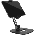 Miniatyrbilde 7 av 10: Nettbrettholder, Universal iPad-stativ 360° rotasjon for iPad Pro Air Mini, Samsung Galaxy Tab, Kindle, smarttelefoner og nettbrett fra 4,7 til 12,9 tommer -