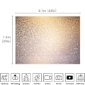 Pikkukuva 5 / 6: 2.1x1.5M Glitter-tausta valokuvaus Keltainen kimalteleva tausta