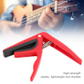 Miniatyrbilde 8 av 8: Ukulele Capo i Plast med Stemmejusteringsverktøy og Fjær - Strengeinstrumenttilbehør - Rød