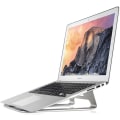 Miniatyrbillede 3 af 4: Aluminium-skrivebordsstativ til Apple MacBook og alle bærbare computere (sølv)