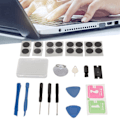 Miniatyrbillede 1 af 8: Bærbare computer fødder pads til MacBook Air stærk plast nem installation bærbar computer bundkasse fødder med skruetrækkeråbner
