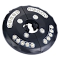 Miniatyrbillede 3 af 5: Parasollys 24 LED Parasollstanglampe til Haveparasoller Campingtelte Sort