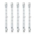 Miniatyrbillede 1 af 4: Dæmpbar R7S 118mm 300W Halogen Pære AC220-240V 5900lm J118 Lineær Halogen Spotlight til Landskabsbelysning, Sikkerhed, Gadelampe (Pakke med 5,