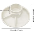 Pikkukuva 3 / 8: Divided Breakfast Plate, Portable Divided Diet Plate, Divided