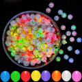 Miniatyrbild 1 av 8: 100 st Flerfärgade LED-ballonglampor, Flash Round Mini Tiny Led