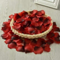 Miniatyrbilde 3 av 6: 1200 stk kunstige roseblader, ikke-vevde blomsterblader for
